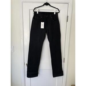 NWT Ginew Crow Straight Denim Jeans Black 32